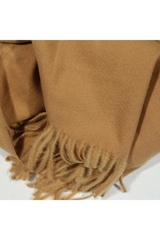 Sky Camel Cashmere Wool Wrap Scarf (AMBUS1003)