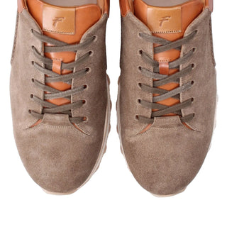 Franceschetti Plano Men's Shoes Suede Leather Sneakers (FCCT1137)
