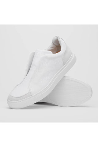 Spettacolare Leather Sneaker - White-Dellamoda