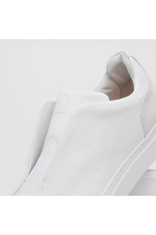 Spettacolare Leather Sneaker - White-Dellamoda