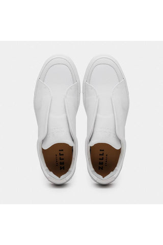 Spettacolare Leather Sneaker - White-Dellamoda