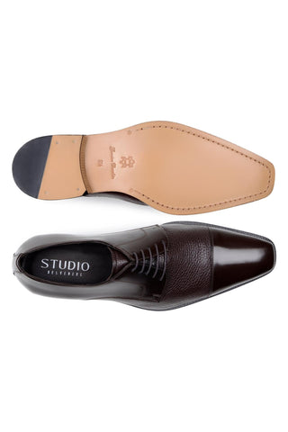 Studio Belvedere Alexander Deer & Leather Derby-AmbrogioShoes