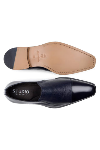 Studio Belvedere Andreo Deer & Leather Loafer-AmbrogioShoes