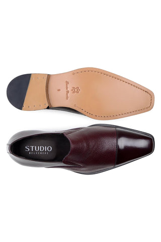 Studio Belvedere Andreo Deer & Leather Loafer-AmbrogioShoes