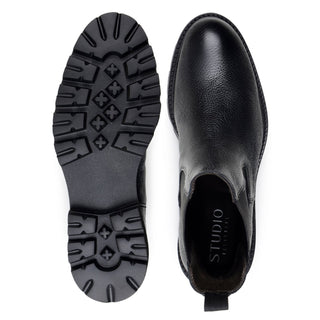 Studio Belvedere Asher Full Grain Leather Chelsea Boot (SBV1023)-AmbrogioShoes