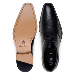 Studio Belvedere Axel Deer & Leather Chukka Boot-AmbrogioShoes