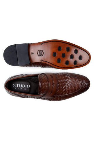 Studio Belvedere Luca Leather Penny Loafer