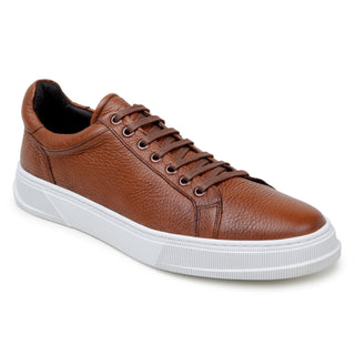 Studio Belvedere Matteo Men's Shoes Deer-Skin Leather Casual Sneaker (SBV1001)-AmbrogioShoes