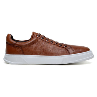 Studio Belvedere Matteo Men's Shoes Deer-Skin Leather Casual Sneaker (SBV1001)-AmbrogioShoes
