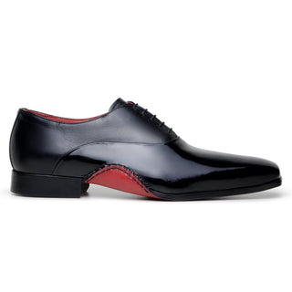 Studio Belvedere Nero Men's Shoes Calf-Skin Leather Oxford (SBV1022)-AmbrogioShoes