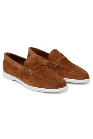Studio Belvedere Niko Suede Penny Loafer-AmbrogioShoes