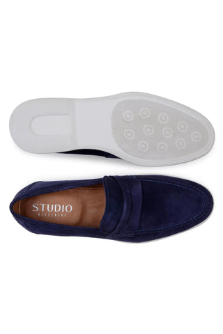 Studio Belvedere Niko Suede Penny Loafer-AmbrogioShoes