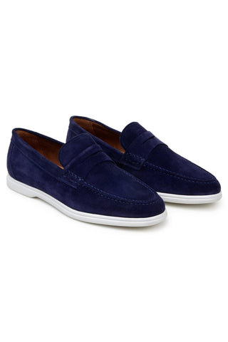 Studio Belvedere Niko Suede Penny Loafer-AmbrogioShoes