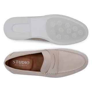 Studio Belvedere Niko Suede Penny Loafer-AmbrogioShoes
