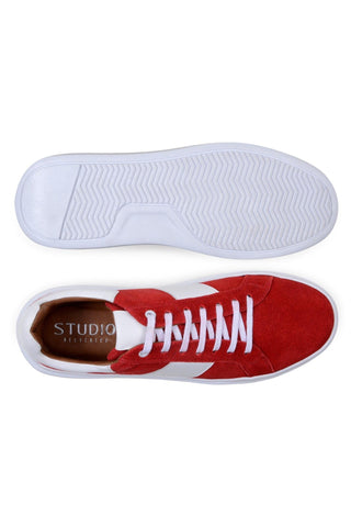 Studio Belvedere Olivier Suede Lace-Up Sneaker-AmbrogioShoes