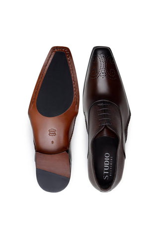 Studio Belvedere Saggio Leather Oxford-AmbrogioShoes