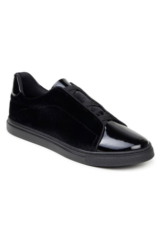 Studio Belvedere Silvano Velvet / Patent Slip-On Sneaker (SBV1016)
