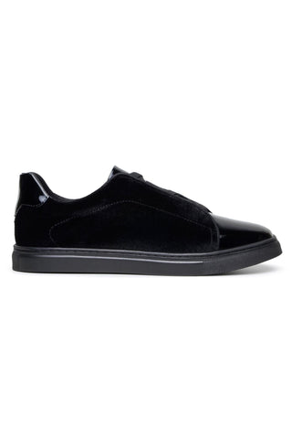 Studio Belvedere Silvano Velvet / Patent Slip-On Sneaker (SBV1016)