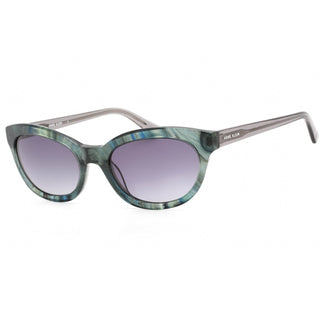 Anne Klein AK7060 Sunglasses EMERALD HORN / Grey Gradient