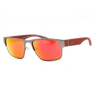 Armani Exchange 0AX2046S Sunglasses Gunmetal  / Violet Mirror Red