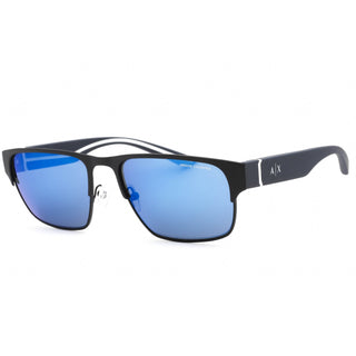 Armani Exchange 0AX2046S Sunglasses Matte Blue / Blue Mirror