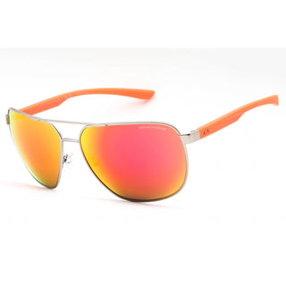 Armani Exchange 0AX2047S Sunglasses Silver/Orange Mirror