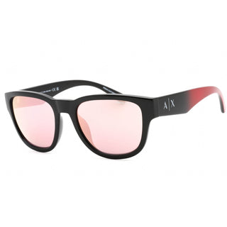 Armani Exchange 0AX4115SU Sunglasses Shiny Black / Pink Mirror Gold