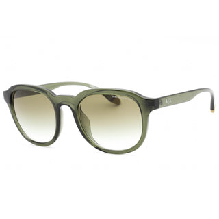 Armani Exchange 0AX4129SU Sunglasses Shiny Transparent Green / Dark Green Gradient