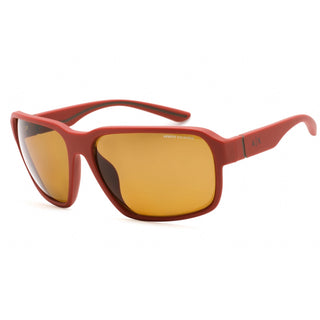 Armani Exchange 0AX4131SU Sunglasses Matte Red / Brown Polarized