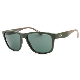 Armani Exchange 0AX4135S Sunglasses Matte Green/Dark Green