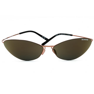 Balenciaga BB0350S titanium Oval Unisex Sunglasses