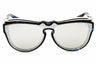 10056G - Blue Havana / Light Grey Mirror Silver
