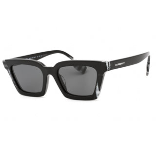 Burberry 0BE4392U Sunglasses Black-check White Black  / Dark Grey