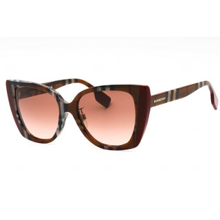 Burberry 0BE4393F Sunglasses Checkered Brown Burgundy/Brown Gradient