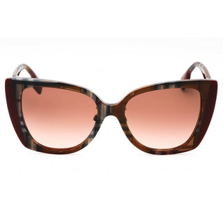 Burberry 0BE4393F Sunglasses Checkered Brown Burgundy/Brown Gradient