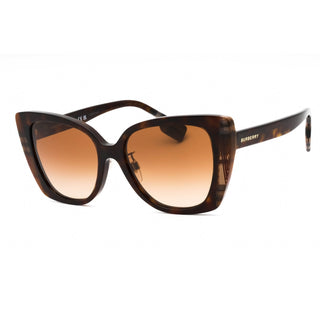 Burberry 0BE4393F Sunglasses Dark Havana / Check Brown / Brown Gradient