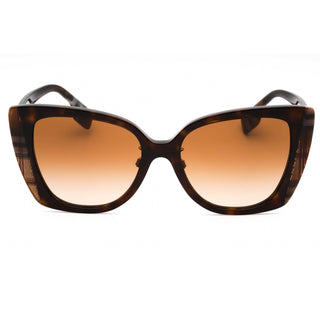 Burberry 0BE4393F Sunglasses Dark Havana / Check Brown / Brown Gradient