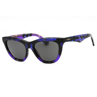 Burberry 0BE4435 Sunglasses Check Violet/Dark Grey