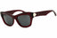412887 - Transparent Bordeaux Burgundy/Dark Grey