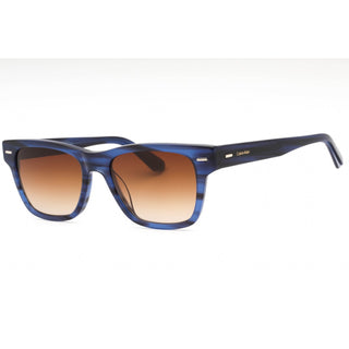 Calvin Klein CK21528S Sunglasses STRIPED BLUE/Brown Gradient