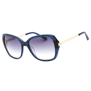 Calvin Klein CK21704S Sunglasses CRYSTAL COBALT CK PRINT / Grey Gradient