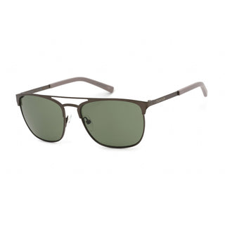 Calvin Klein Retail CK20123S Sunglasses Matte Gunmetal / Solid Green/G15