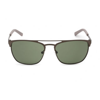 Calvin Klein Retail CK20123S Sunglasses Matte Gunmetal / Solid Green/G15