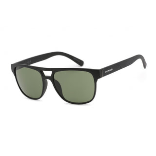 Calvin Klein Retail CK20523S Sunglasses Matte Black  / Solid Green/G15