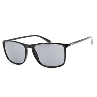 Calvin Klein Retail CK20524S Sunglasses Shiny Black / Solid Smoke Women's-AmbrogioShoes