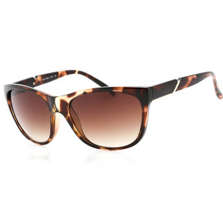 Calvin Klein Retail R655S Sunglasses DARK TORTOISE / brown gradient