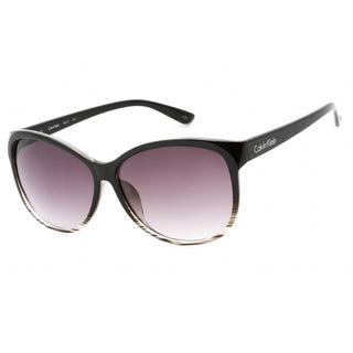 Calvin Klein Retail R661S Sunglasses BLACK HORN / grey gradient