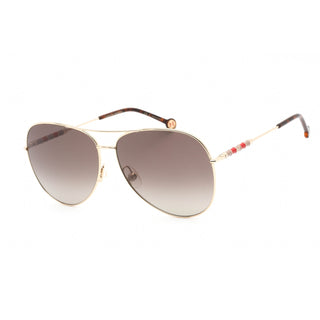 Lunettes de soleil Carolina Herrera CH 0034/S Doré / Marron Dégradé