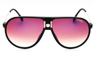 Carrera 1034/S Sunglasses Black Gold / Brown Shaded Blue Mirror