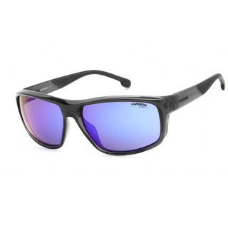 Carrera 8038/S Sunglasses Grey Blue / Blue Mirror